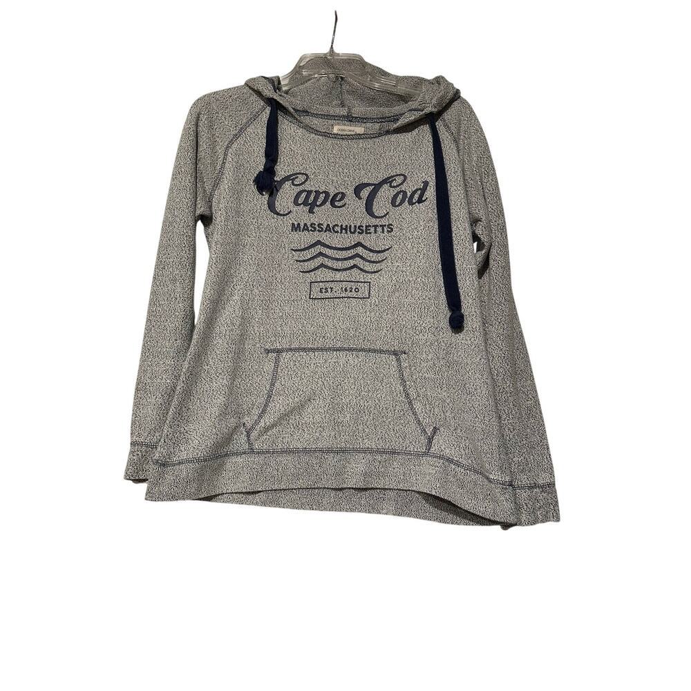 Ocean Drive Cape Cod MA Nautical Hoodie Sweatshirt - Size large Beach Vacation